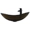 Novatto BABBUCCIA Glass Vessel Bathroom Sink Set, Oil Rubbed Bronze NSFC-324T136ORB - alternate 2